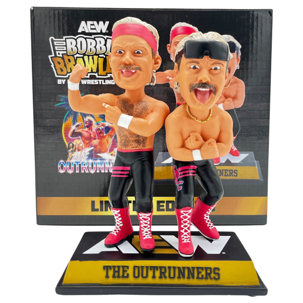 2025 AEW Pro Wrestling Tees Bobble Brawlers The Outrunners