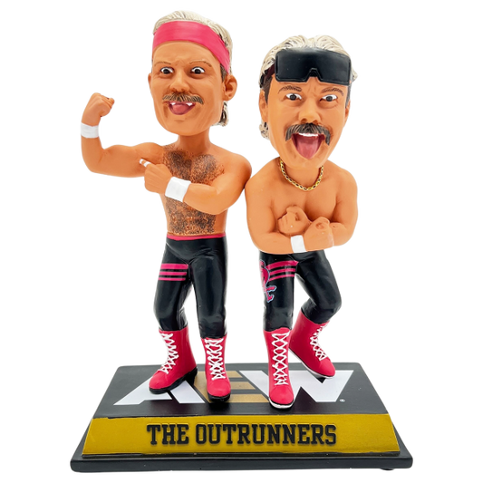 2025 AEW Pro Wrestling Tees Bobble Brawlers The Outrunners