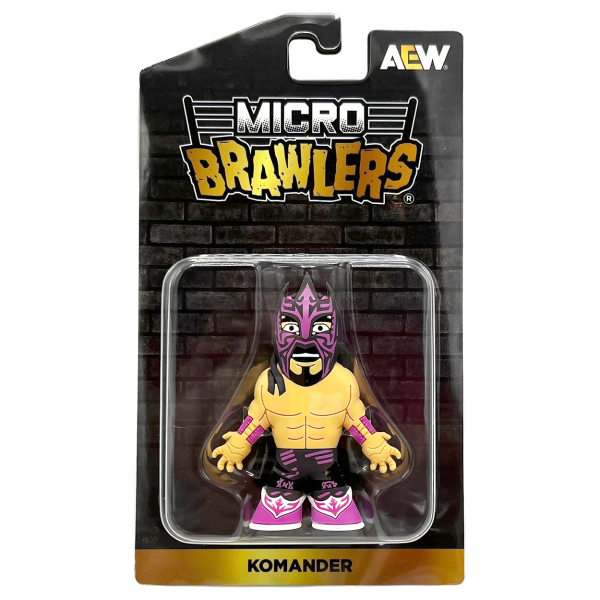 2025 AEW Pro Wrestling Tees Micro Brawlers Limited Edition Komander