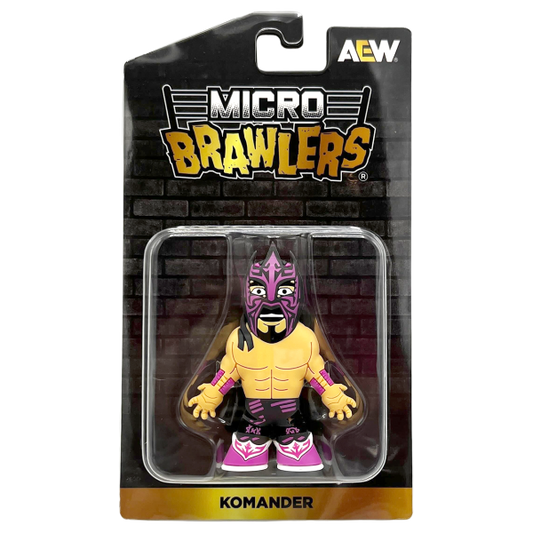 2025 AEW Pro Wrestling Tees Micro Brawlers Limited Edition Komander