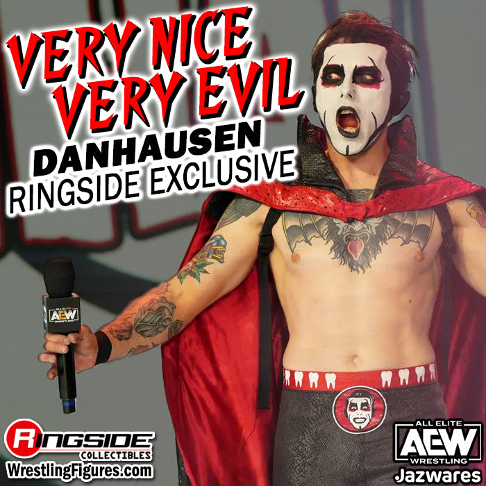 Ringside Danhausen (Very Nice Very Evil) - AEW Exclusive Toy Wrestling  Action Figure : Sports & Outdoors 