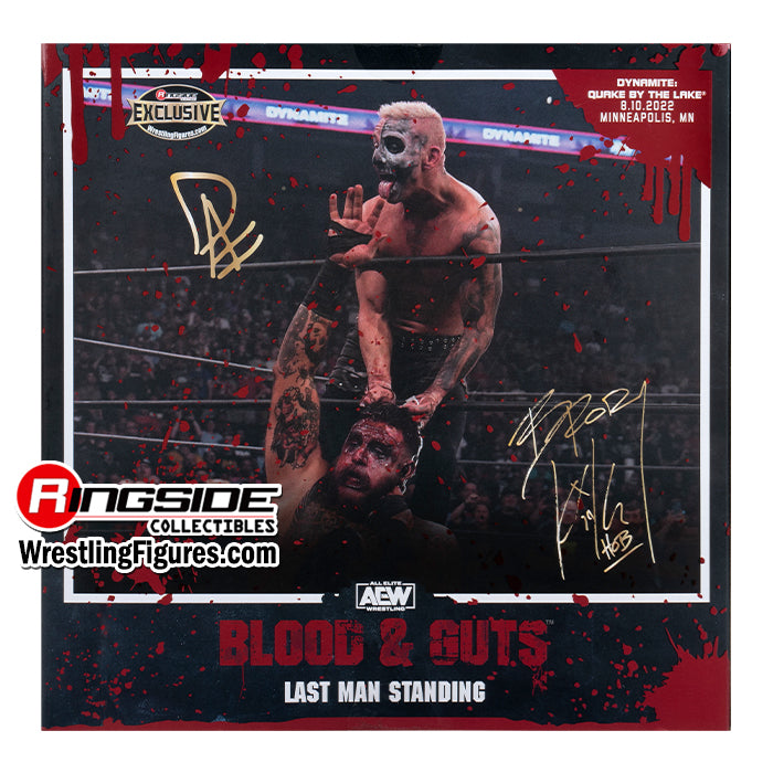 2024 AEW Jazwares Unrivaled Collection Ringside Exclusive #154 "Blood & Guts: Coffin Match" Brody King vs. Darby Allin