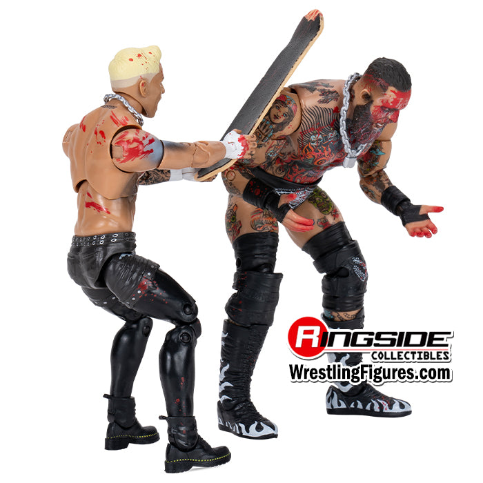 2024 AEW Jazwares Unrivaled Collection Ringside Exclusive #154 "Blood & Guts: Coffin Match" Brody King vs. Darby Allin