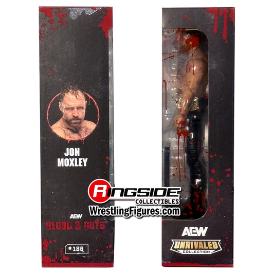 2025 AEW Jazwares Unrivaled Collection Ringside Exclusive #186 "Blood & Guts" Jon Moxley