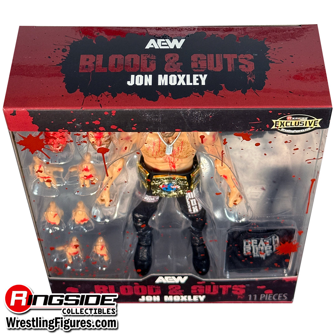 2025 AEW Jazwares Unrivaled Collection Ringside Exclusive #186 "Blood & Guts" Jon Moxley