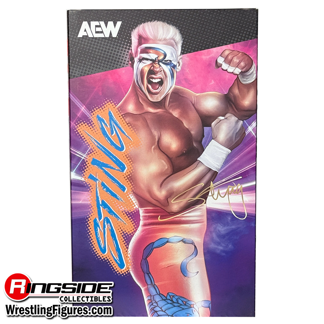 2026 AEW Jazwares Ringside Exclusive #197 Sting [With Orange Tights, Luminaries Collection]