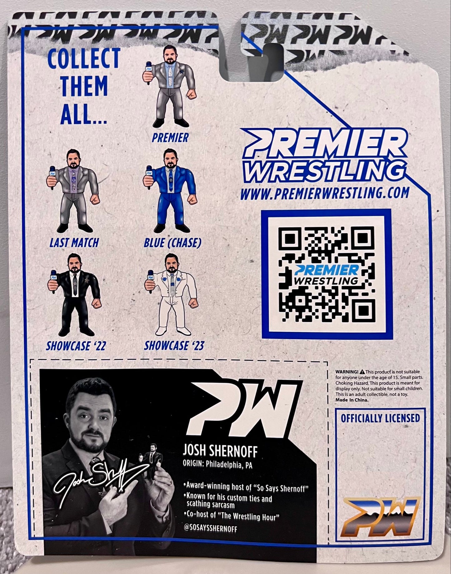 2024 Epic Toys Premier Wrestling Josh Shernoff [Chase]