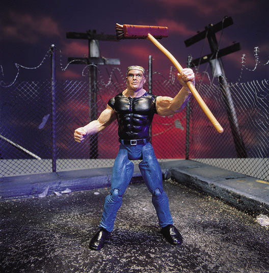 Unreleased WWF Jakks Pacific Titantron Live Back Alley Street Fight Shawn Stasiak