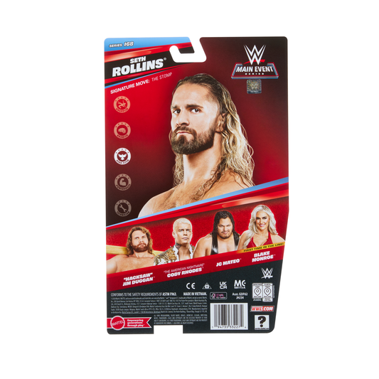 2026 WWE Mattel Main Event Series 168 Seth Rollins