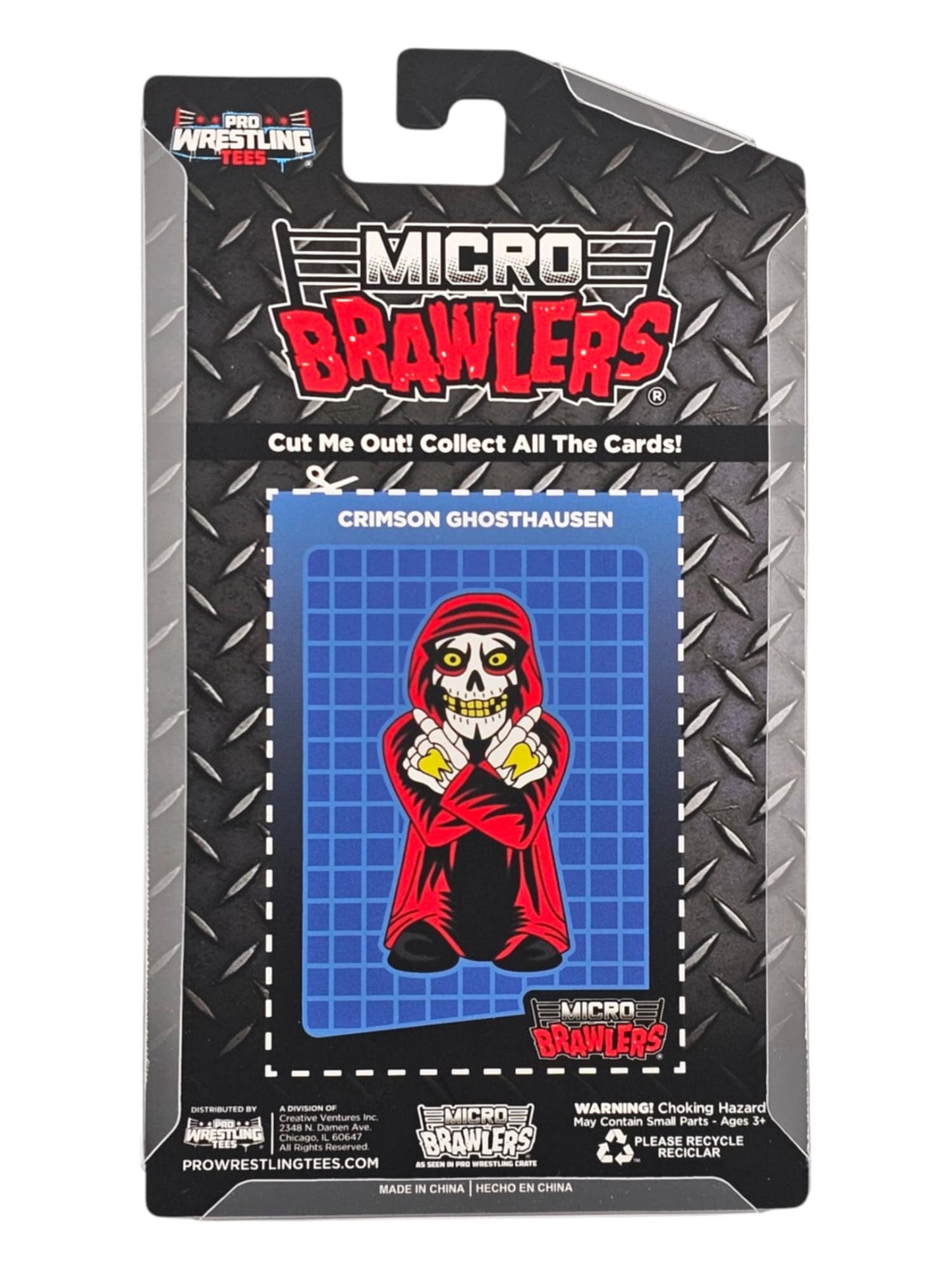 2025 Pro Wrestling Tees Micro Brawlers Limited Edition Crimson Ghosthausen [Exclusive]
