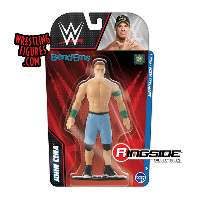 2023 WWE TCG Toys Bend-Ems Superstars Series 1 John Cena
