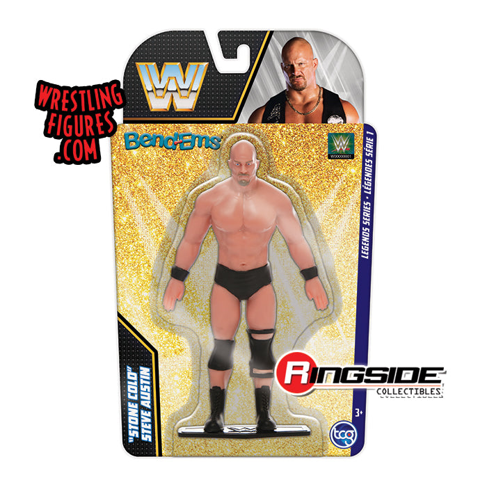 2023 WWE TCG Toys Bend-Ems Legends Series 1 Stone Cold Steve Austin
