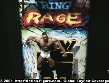 Unreleased WCW Toy Biz Ring Rage Booker T [On Alternate Card]