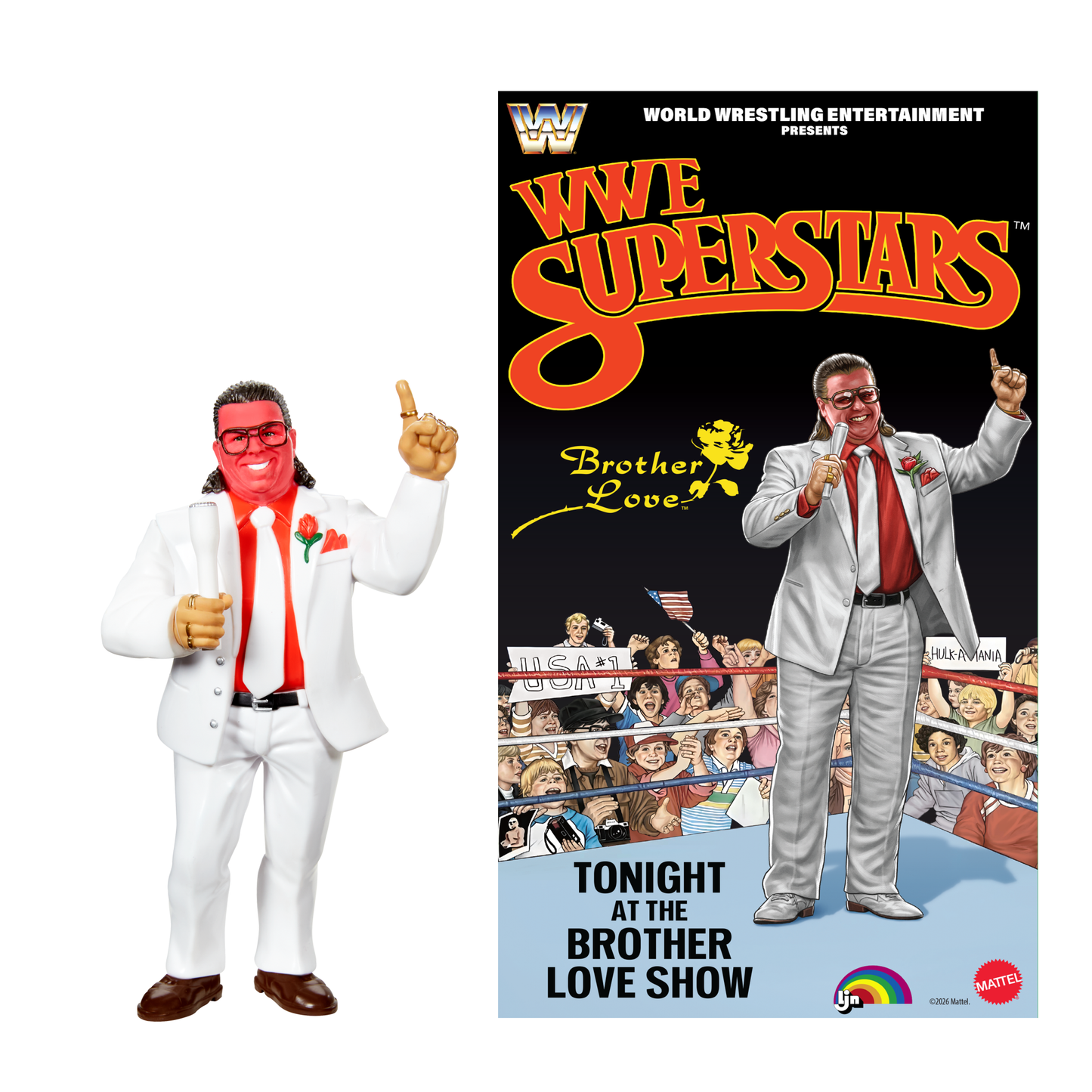 2027 Mattel LJN WWE Superstars Series 5 Brother Love