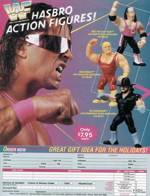 1994 WWF Hasbro Mailaway Hulk Hogan