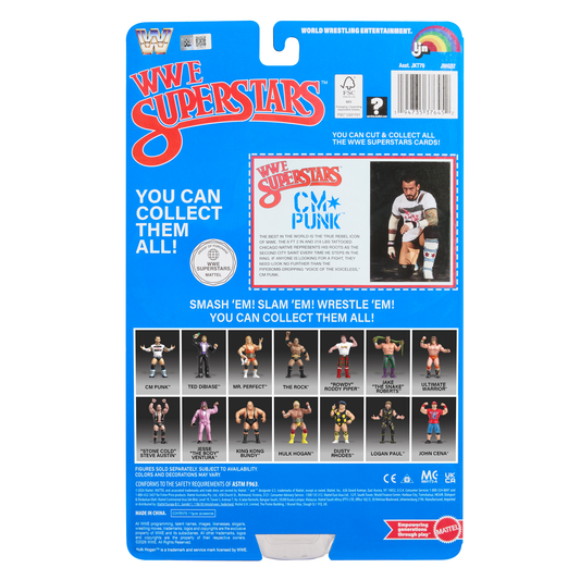 2026 Mattel LJN WWE Superstars Series 4 CM Punk