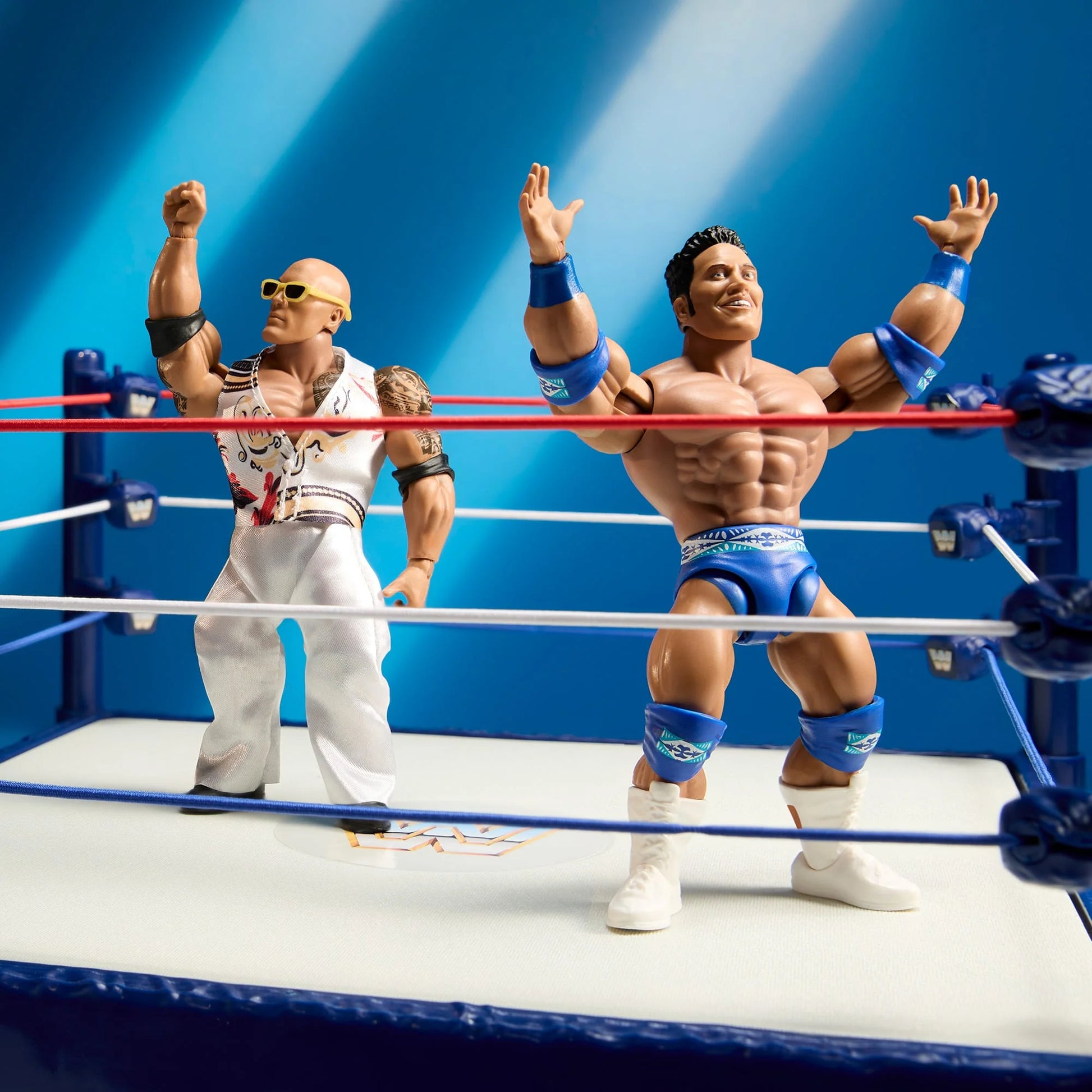 2025 WWE Mattel Superstars Rocky Maivia & 2025 WWE Mattel Superstars Rocky Maivia &
