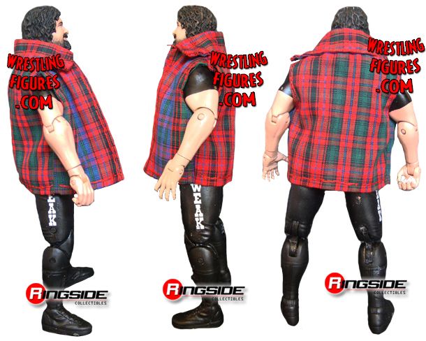 2010 TNA Wrestling Jakks Pacific Cross the Line Series 1 Samoa Joe & Mick Foley