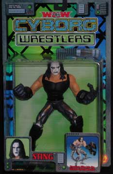 Unreleased WCW Toy Biz Cyborg Wrestlers Sting