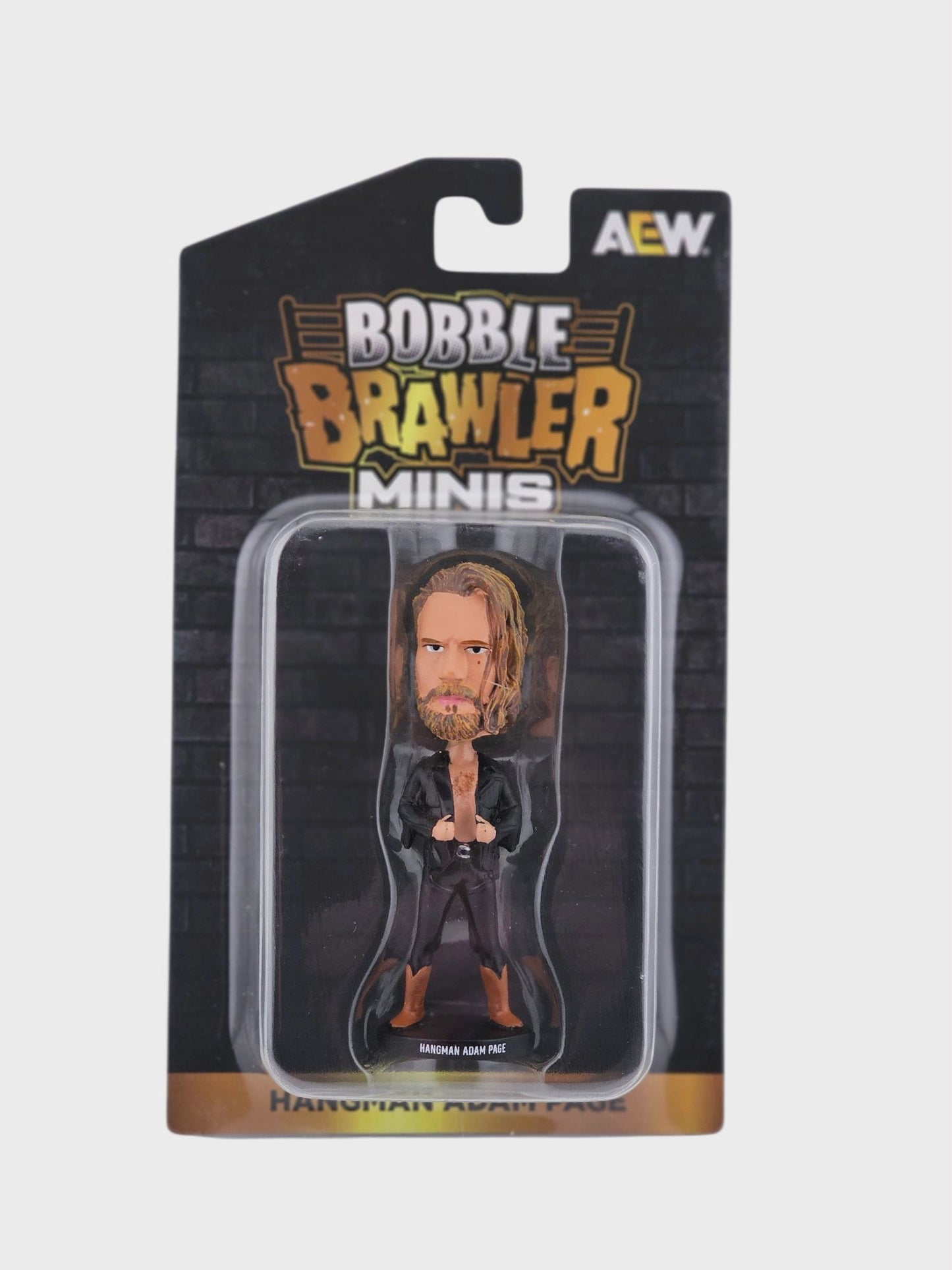 2025 AEW Pro Wrestling Tees Bobble Brawlers Minis Hangman Adam Page [Exclusive]