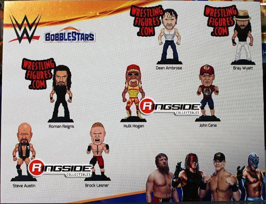 Unreleased WWE Wicked Cool Toys Bobblestars Roman Reigns Mini Bobblehead