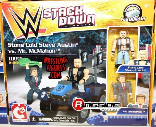 2015 WWE Bridge Direct StackDown Series 3 Stone Cold Steve Austin vs. Mr. McMahon