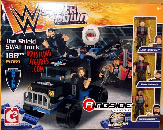 2015 WWE Bridge Direct StackDown Series 3 The Shield SWAT Truck