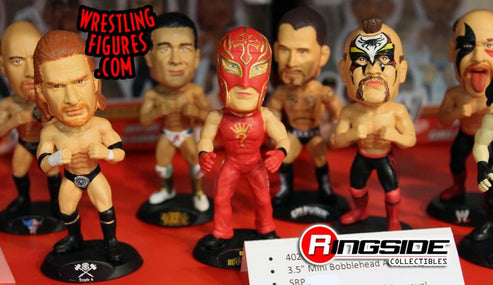 Unreleased WWE Wicked Cool Toys Bobblestars Alberto Del Rio Mini Bobbl ...