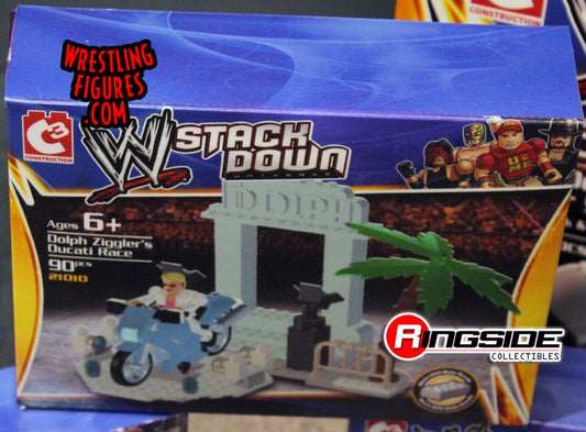 2014 WWE Bridge Direct StackDown Series 2 Dolph Ziggler's Zig Zag Cycle