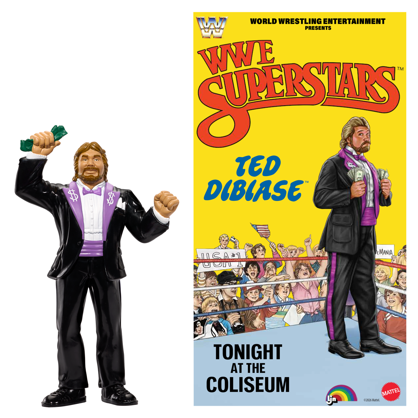 2026 Mattel LJN WWE Superstars Series 4 Ted DiBiase [Chase]