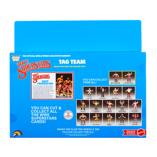 2027 Mattel LJN WWE Superstars Hart Foundation Tag Team: Bret "Hitman" Hart & Jim "The Anvil" Neidhart [Exclusive]
