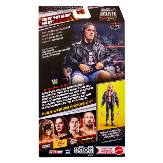 2026 WWE Mattel Elite Collection Monday Night War Series 12 Bret "Hitman" Hart