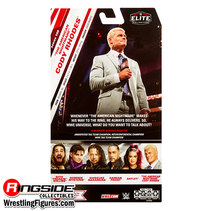 2024 WWE Mattel Elite Collection Series 109 Cody Rhodes