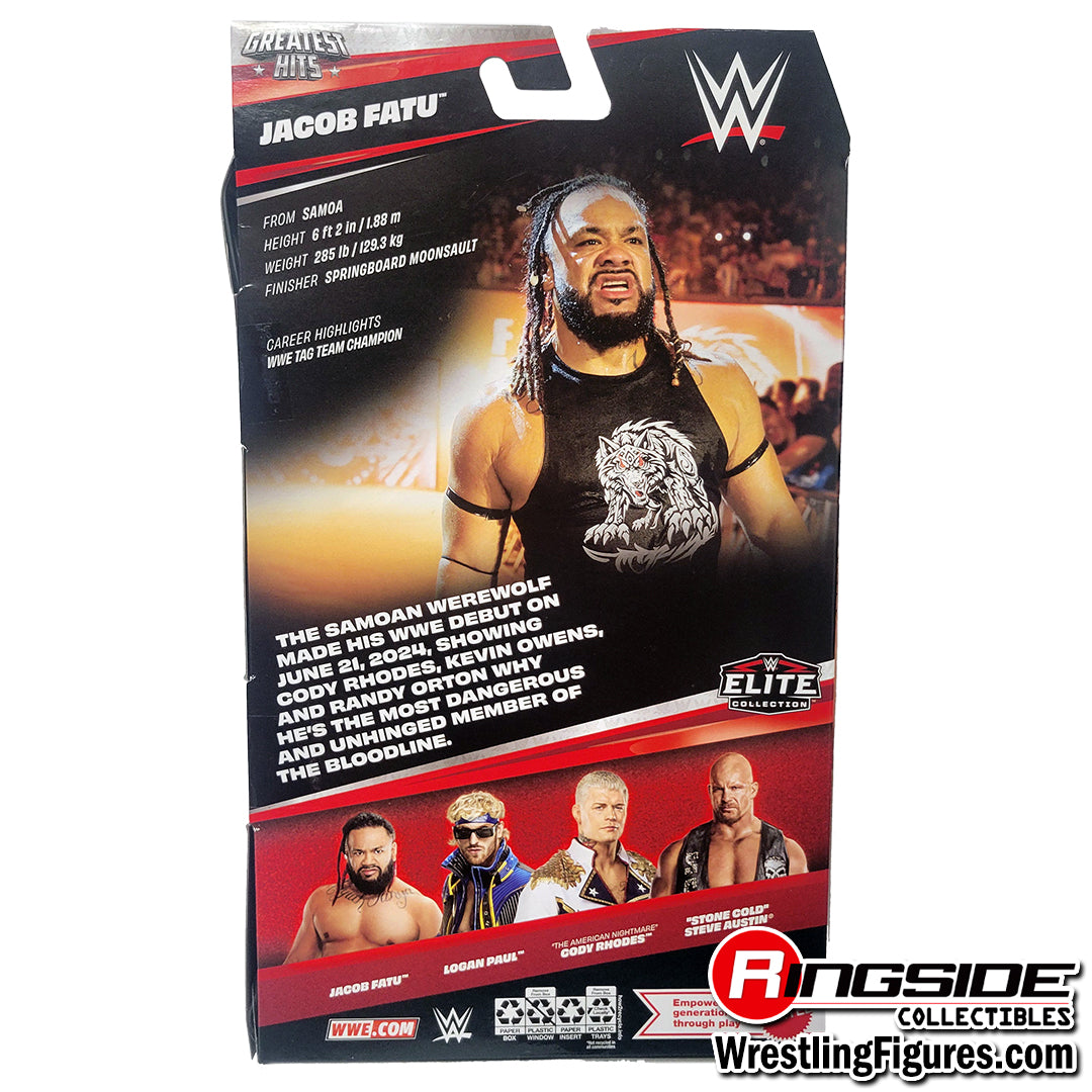 2025 WWE Mattel Elite Collection Greatest Hits Series 9 Jacob Fatu