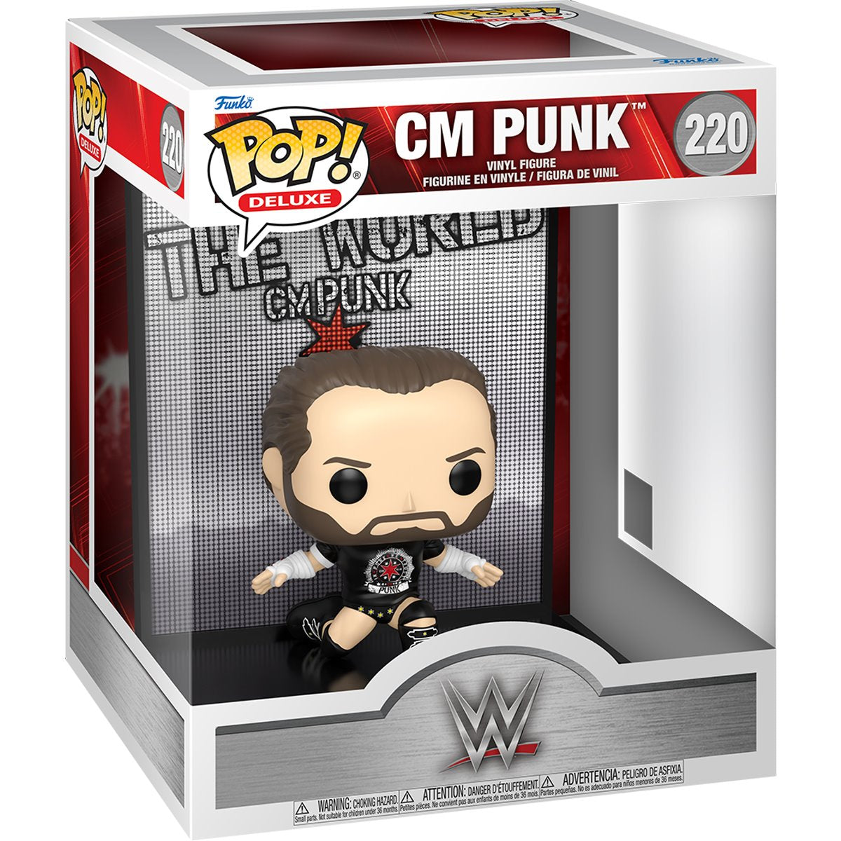 2026 WWE Funko POP! Deluxe Vinyls 220 CM Punk [Exclusive]