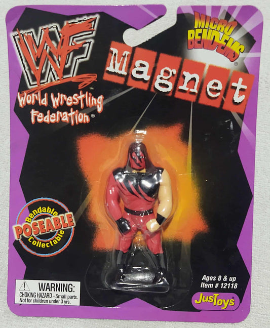 1999 WWF Just Toys Micro Bend-Ems Magnet Kane