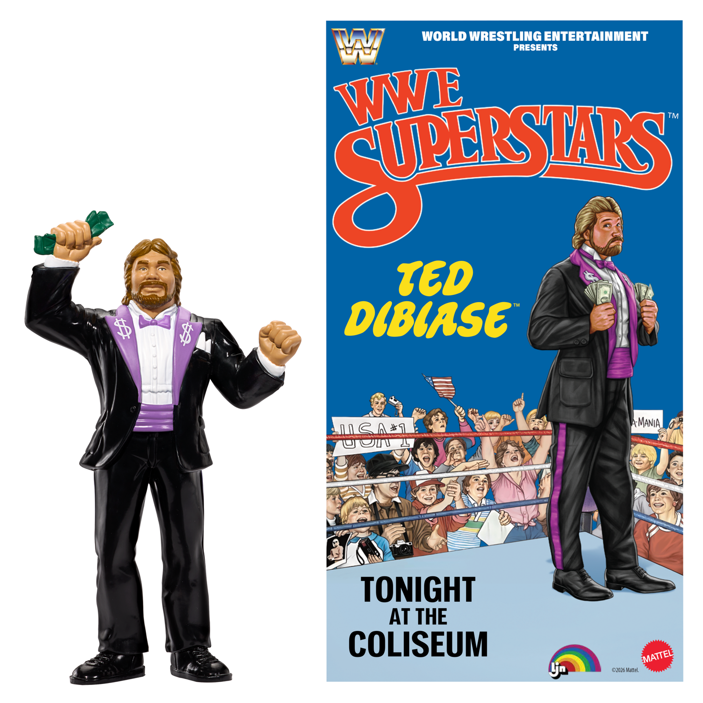 2026 Mattel LJN WWE Superstars Series 4 Ted DiBiase [Chase]