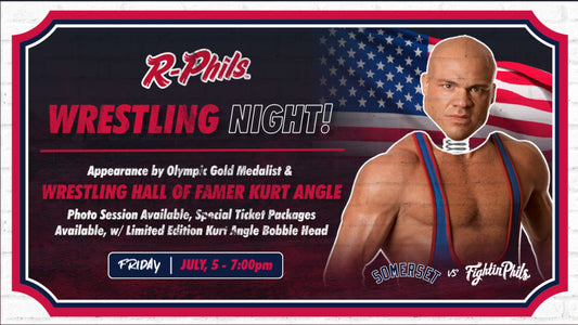 2024 Reading Fightin' Phils Kurt Angle Bobblehead