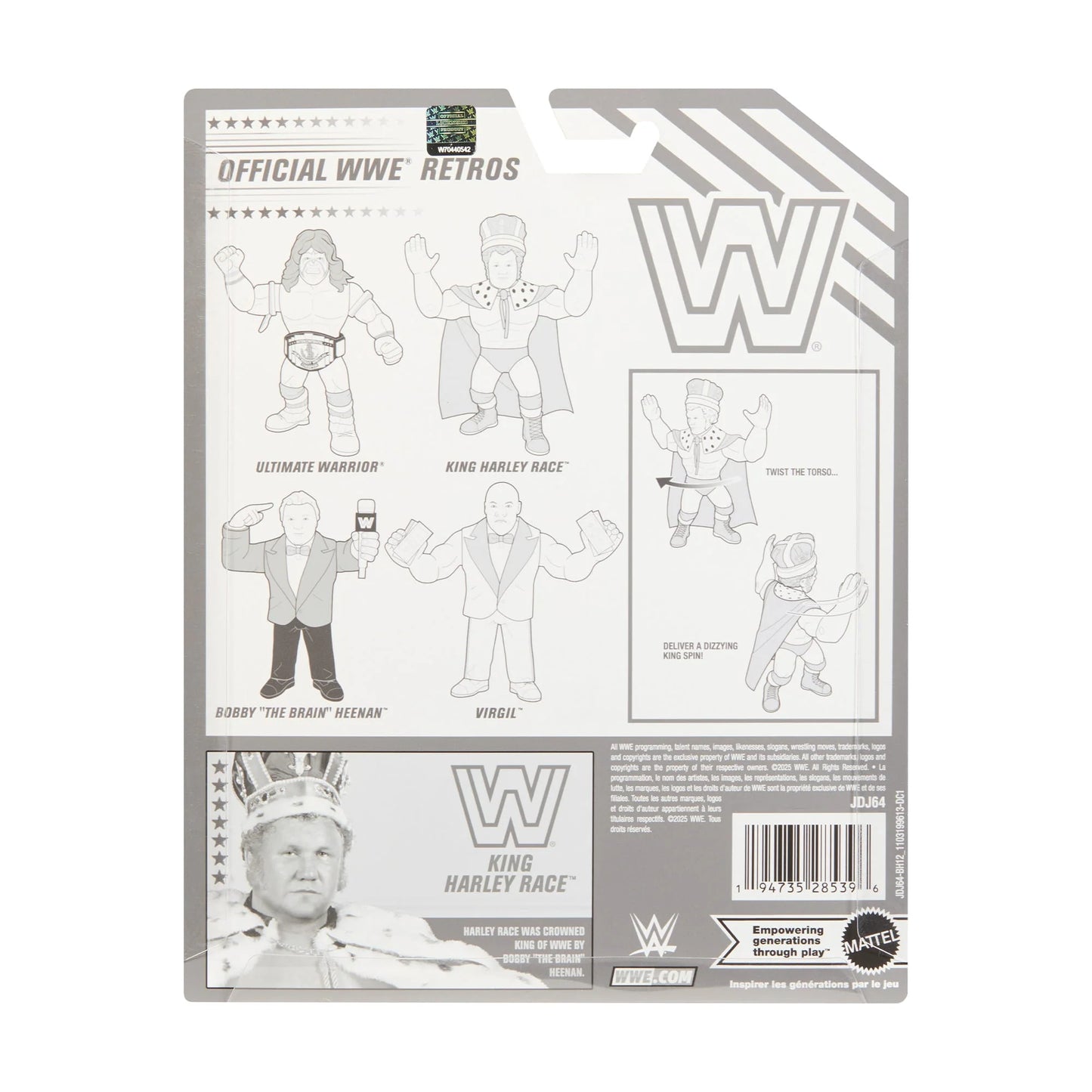 2025 WWE Mattel Creations Exclusive Retro Series 18 Official Retro 4-Pack