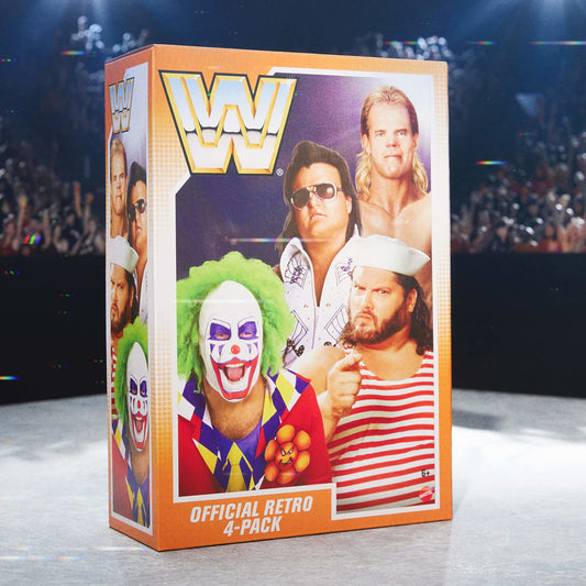 2023 WWE Mattel Creations Exclusive Retro Series 13 Official Retro 4-Pack