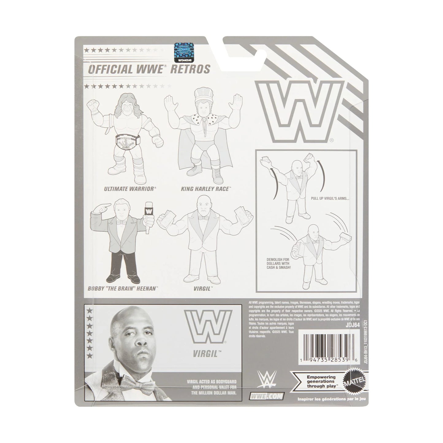 2025 WWE Mattel Creations Exclusive Retro Series 18 Official Retro 4-Pack