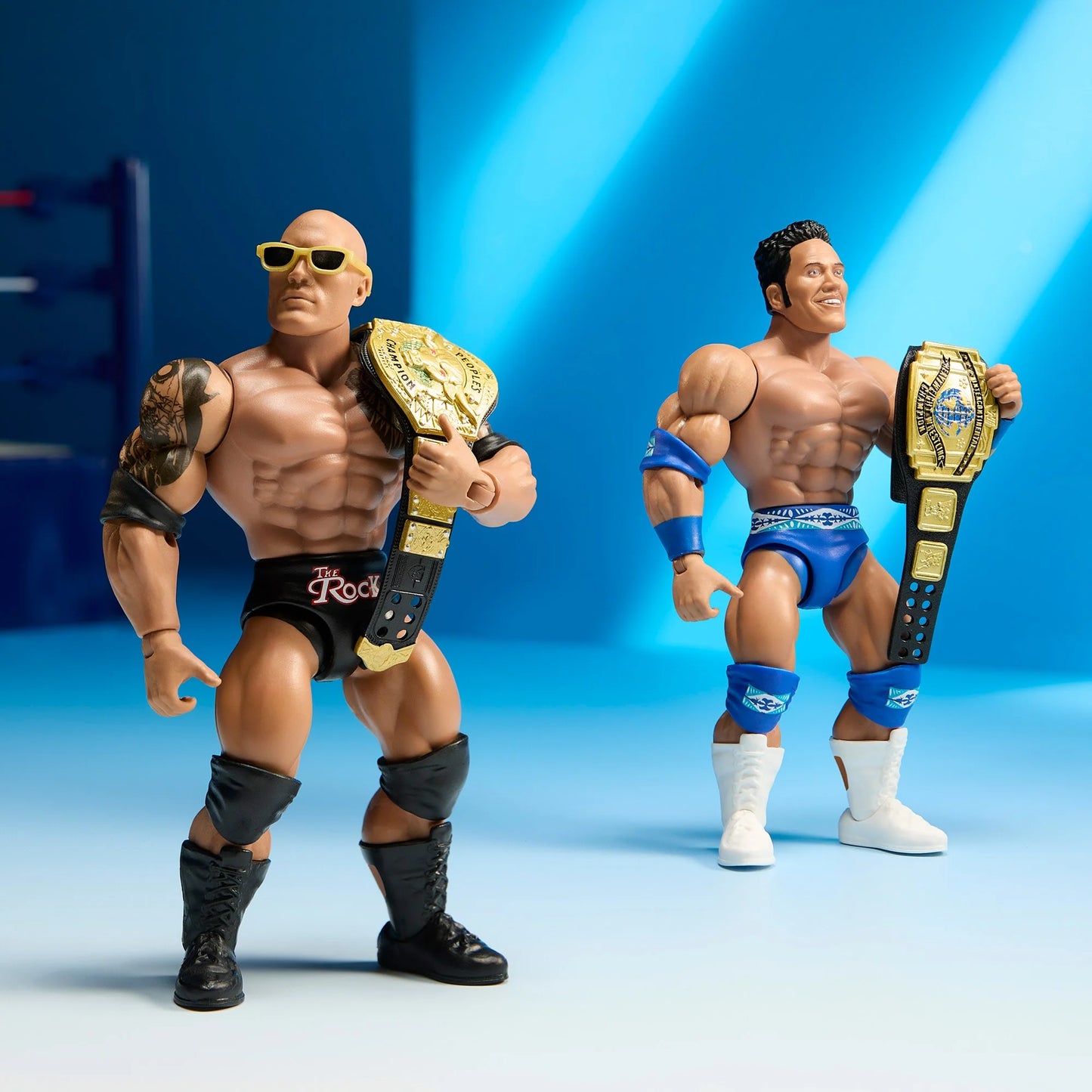 2025 WWE Mattel Superstars Rocky Maivia & "Final Boss" The Rock 2-Pack [Exclusive]