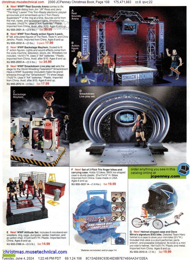 2000 WWF Jakks Pacific Titantron Live JC Penney/Sears Mailaway Smackdown Real Sounds Arena