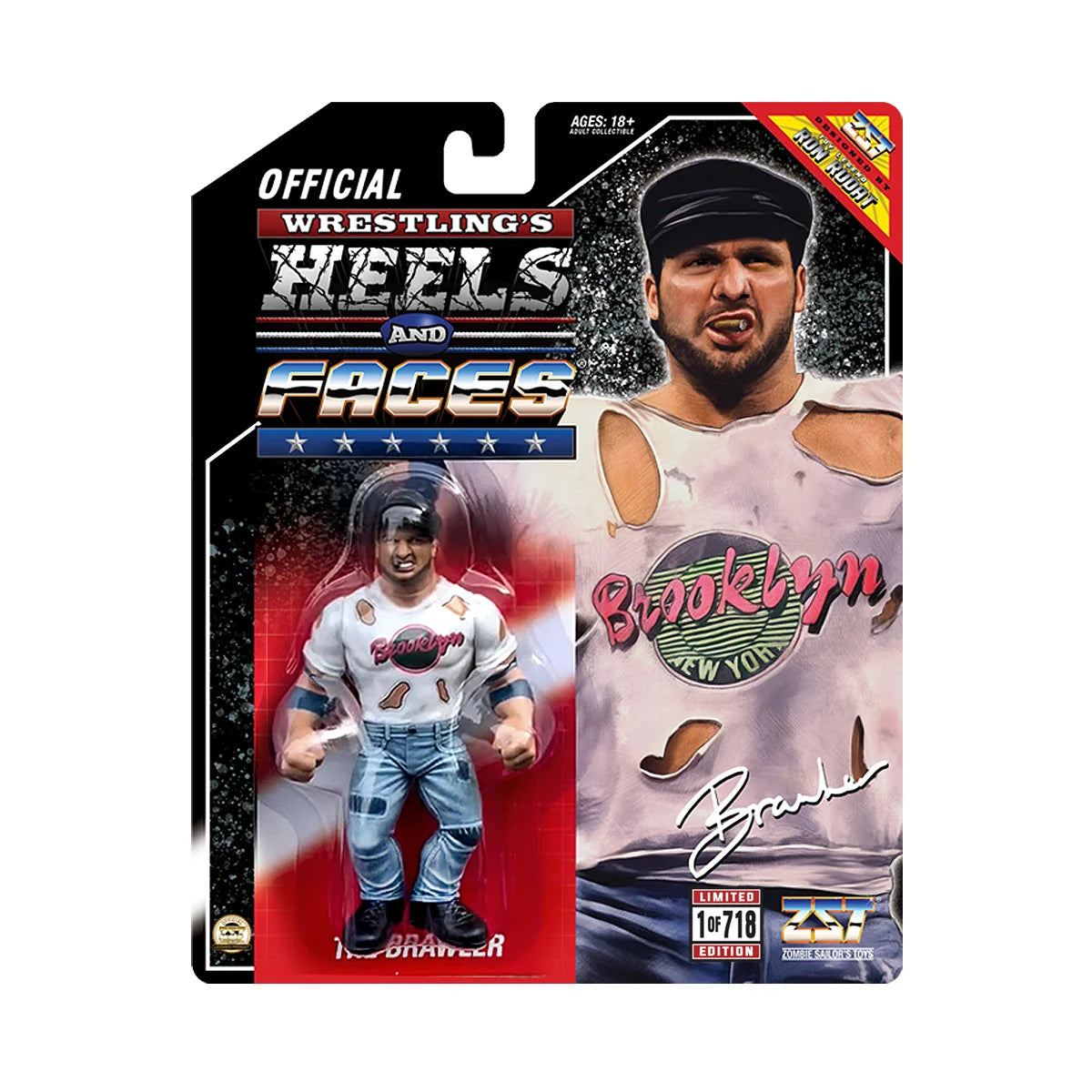 2026 Zombie Sailor's Toys Wrestling's Heels & Faces The Brawler