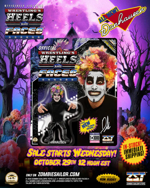 2025 Zombie Sailor's Toys Wrestling's Heels & Faces Danhausen [Sommarhausen]