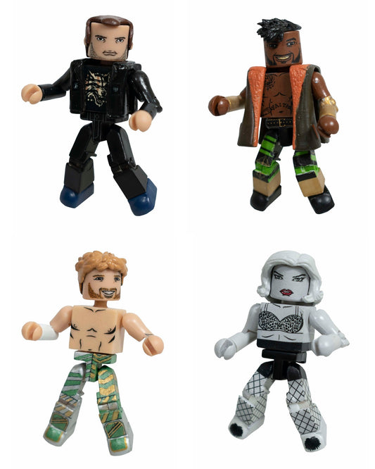 Unreleased AEW Diamond Select Toys Minimates Series 4 4-Pack: MJF, Swerve Strickland, Will Ospreay & "Timeless" Toni Storm