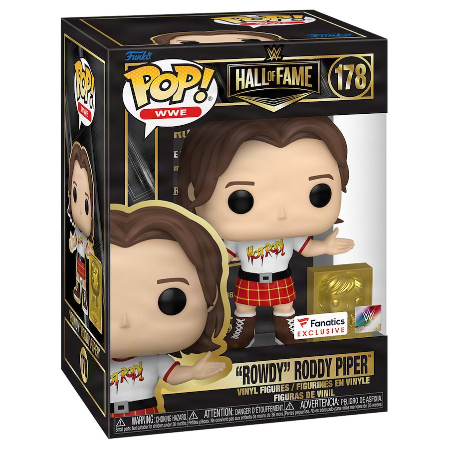 2025 WWE Funko POP! Vinyls 178 Hall of Fame "Rowdy" Roddy Piper [Exclusive]