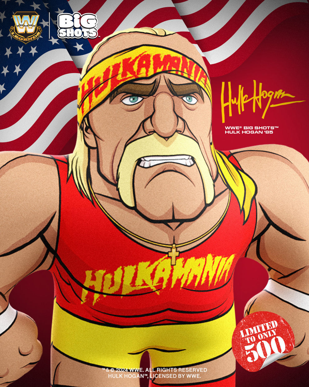 2025 WWE Big Shots Hollywood Hulk Hogan [1985 Edition] – Wrestling ...