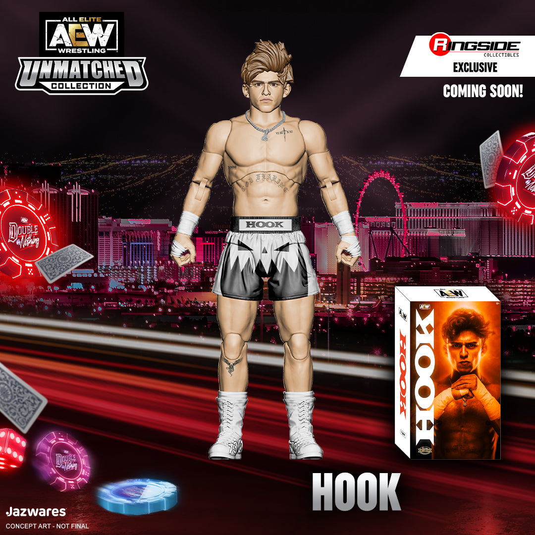 2023 AEW Jazwares Unrivaled Collection Ringside Exclusive #124 "FTW Champion" Hook