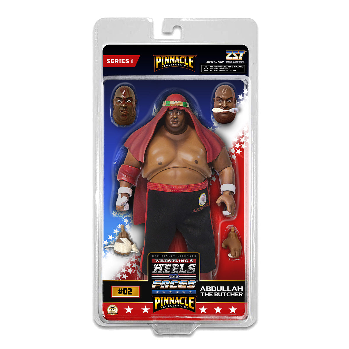 2025 Zombie Sailor's Toys Wrestling's Heels & Faces Pinnacle Collection Series 1 #02 Abdullah the Butcher